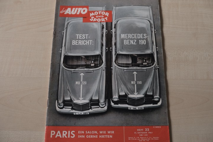 Auto Motor und Sport 22/1961